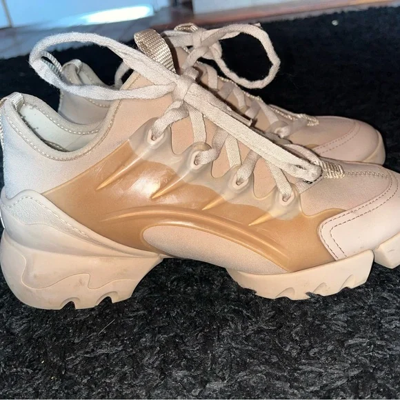 Dior Women's Nude Sneakers - Picture 2 of 8